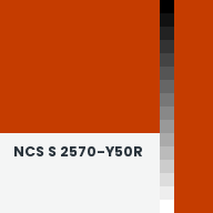 Color chip: NCS S 2570-Y50R