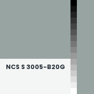 Color chip: NCS S 3005-B20G