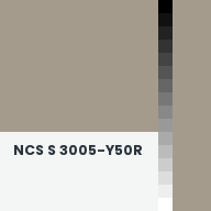 Color chip: NCS S 3005-Y50R