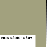 Color chip: NCS S 3010-G80Y