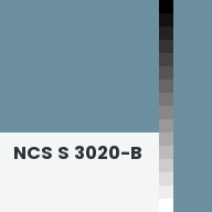 Color chip: NCS S 3020-B