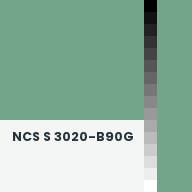 Color chip: NCS S 3020-B90G