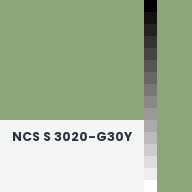 Color chip: NCS S 3020-G30Y