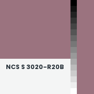 Color chip: NCS S 3020-R20B