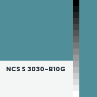 Color chip: NCS S 3030-B10G