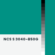 Color chip: NCS S 3040-B50G