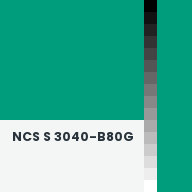 Color chip: NCS S 3040-B80G