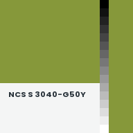 Color chip: NCS S 3040-G50Y