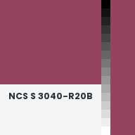 Color chip: NCS S 3040-R20B