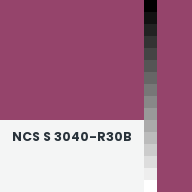 Color chip: NCS S 3040-R30B