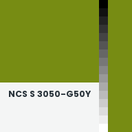 Color chip: NCS S 3050-G50Y