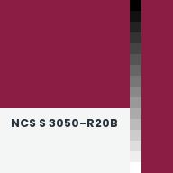 Color chip: NCS S 3050-R20B