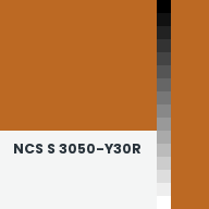 Color chip: NCS S 3050-Y30R