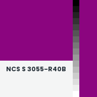 Color chip: NCS S 3055-R40B