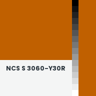 Color chip: NCS S 3060-Y30R
