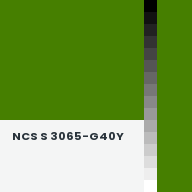 Color chip: NCS S 3065-G40Y