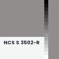 Color chip: NCS S 3502-R