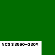 Color chip: NCS S 3560-G30Y