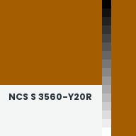 Color chip: NCS S 3560-Y20R