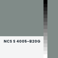 Color chip: NCS S 4005-B20G