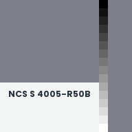 Color chip: NCS S 4005-R50B