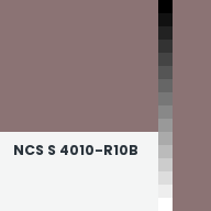 Color chip: NCS S 4010-R10B