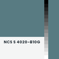 Color chip: NCS S 4020-B10G