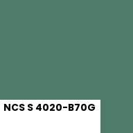 Color chip: NCS S 4020-B70G