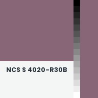 Color chip: NCS S 4020-R30B