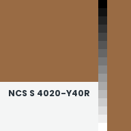 Color chip: NCS S 4020-Y40R