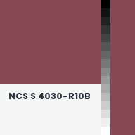 Color chip: NCS S 4030-R10B
