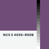 Color chip: NCS S 4030-R50B