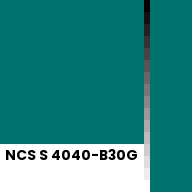 Color chip: NCS S 4040-B30G