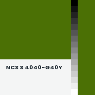 Color chip: NCS S 4040-G40Y