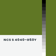 Color chip: NCS S 4040-G50Y