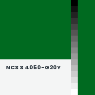 Color chip: NCS S 4050-G20Y