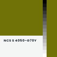 Color chip: NCS S 4050-G70Y