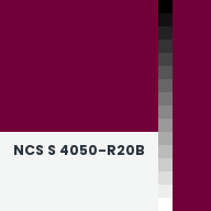 Color chip: NCS S 4050-R20B