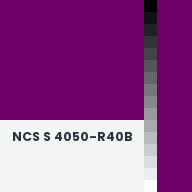 Color chip: NCS S 4050-R40B