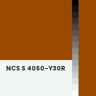 Color chip: NCS S 4050-Y30R