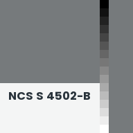 Color chip: NCS S 4502-B