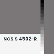 Color chip: NCS S 4502-R