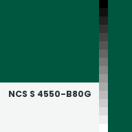 Color chip: NCS S 4550-B80G