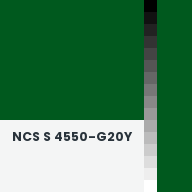 Color chip: NCS S 4550-G20Y