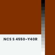 Color chip: NCS S 4550-Y40R