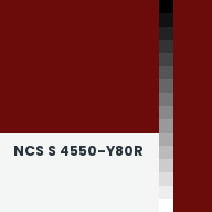 Color chip: NCS S 4550-Y80R
