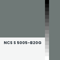 Color chip: NCS S 5005-B20G