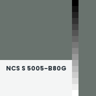 Color chip: NCS S 5005-B80G