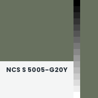 Color chip: NCS S 5005-G20Y