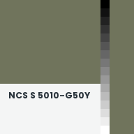 Color chip: NCS S 5010-G50Y